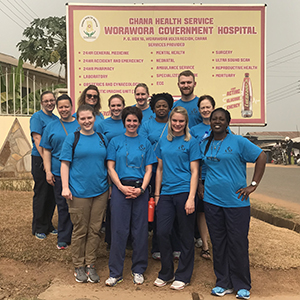 Family Nurse Practitioner students in Ghana